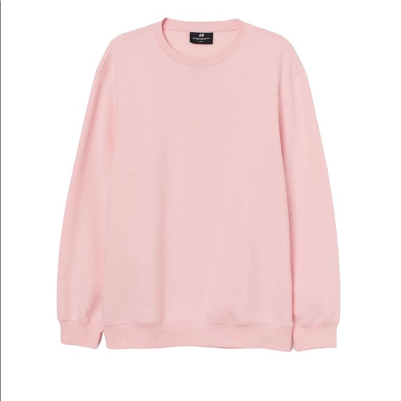 H&M Light Pink Relaxed Fit Sweatshirt - Picture 1 of 4
